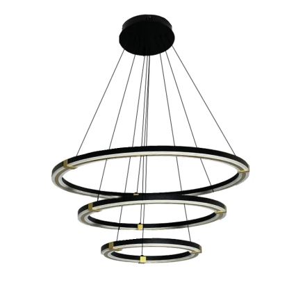 LED Fényerőszabályzós csillár kábellel LED/235W/230V 3000-6500K átm. 80 cm + távirányító