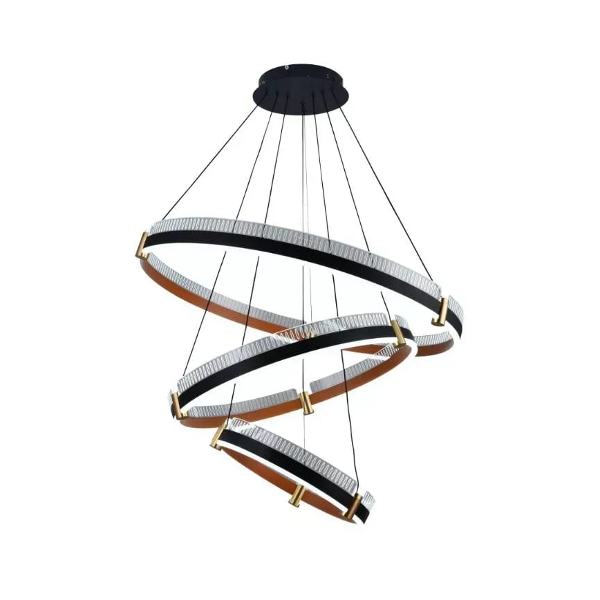LED Fényerőszabályzós csillár kábellel LED/240W/230V 3000-6500K átm. 80 cm + távirányító