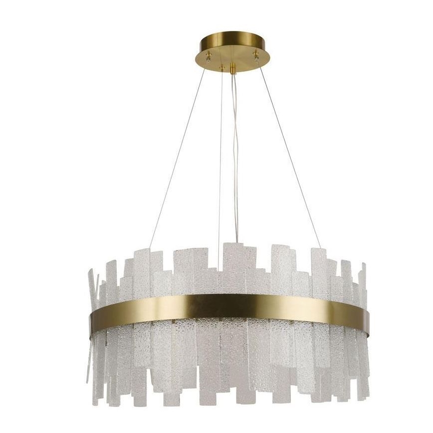 LED állítható fényerejű kristály csillár kábellel LED/40W/230V 3000-6500K + távirányító