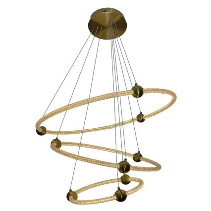 LED Fényerőszabályzós csillár kábellel LED/45W/230V 3000-6500K átm. 80 cm + távirányító