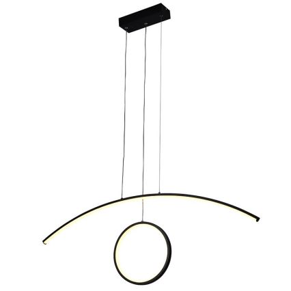 LED állítható fényerejű csillár kábelen LED/55W/230V 3000-6500K + távirányítóval