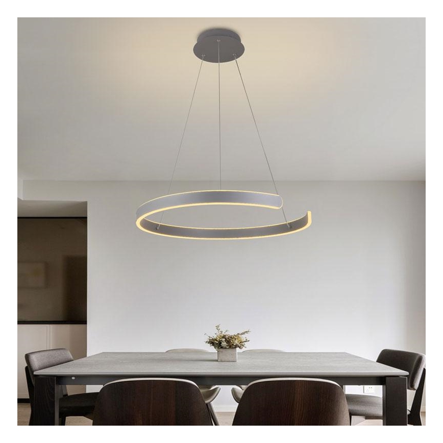 LED dimmelhető csillár kábelre szerelve LED/70W/230V 3000-6500K átm. 60 cm + távirányító