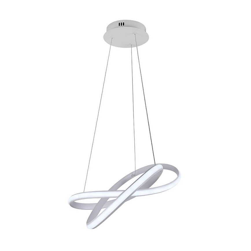 LED Fényerőszabályzós csillár kábellel LED/70W/230V 3000-6500K átm. 55 cm fehér + távirányító