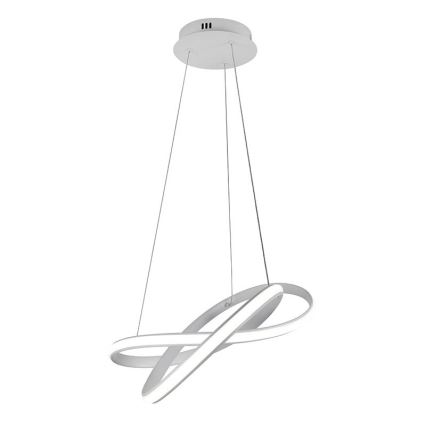 LED Fényerőszabályzós csillár kábellel LED/70W/230V 3000-6500K átm. 55 cm fehér + távirányító