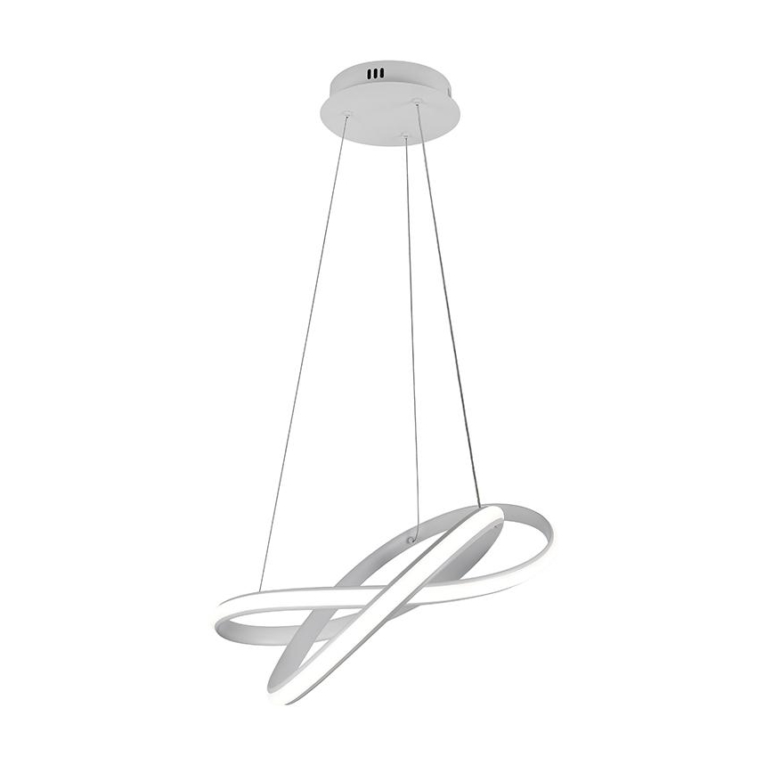 LED Fényerőszabályzós csillár kábellel LED/70W/230V 3000-6500K átm. 55 cm fehér + távirányító