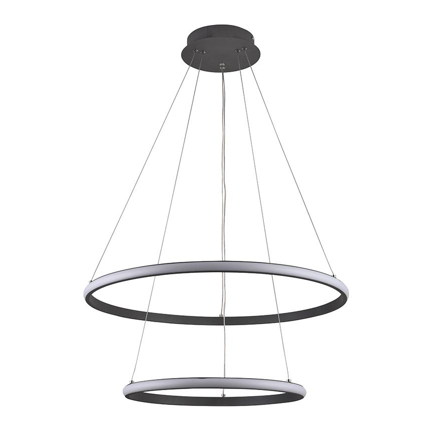LED Fényerőszabályzós csillár kábellel LED/75W/230V 3000-6500K átm. 60 cm + távirányító