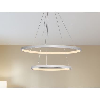 LED Fényerőszabályzós csillár kábellel LED/75W/230V 3000-6500K átm. 60 cm + távirányító