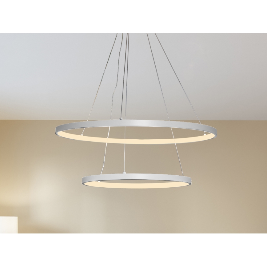 LED Fényerőszabályzós csillár kábellel LED/75W/230V 3000-6500K átm. 60 cm + távirányító