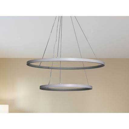 LED Fényerőszabályzós csillár kábellel LED/75W/230V 3000-6500K átm. 60 cm + távirányító