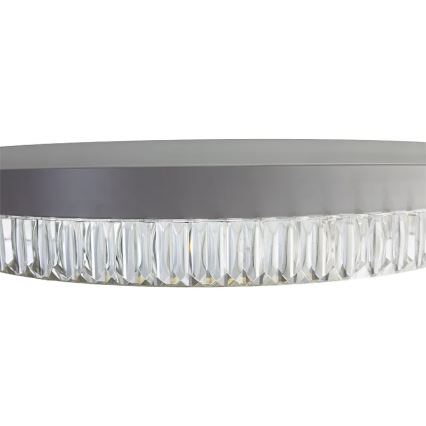 LED állítható fényerejű kristály csillár kábelre LED/80W/230V 3000-6500K fehér + távirányító
