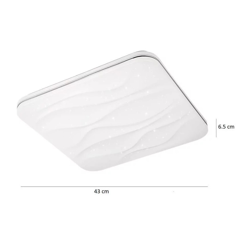 LED Dimmeres mennyezeti lámpa DESERT LED/72W/230V + távirányító