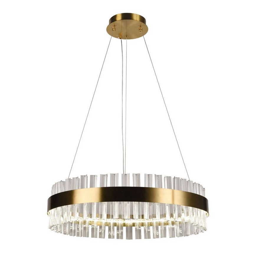 LED állítható fényerejű kristály csillár kábellel LED/40W/230V 3000-6500K + távirányító