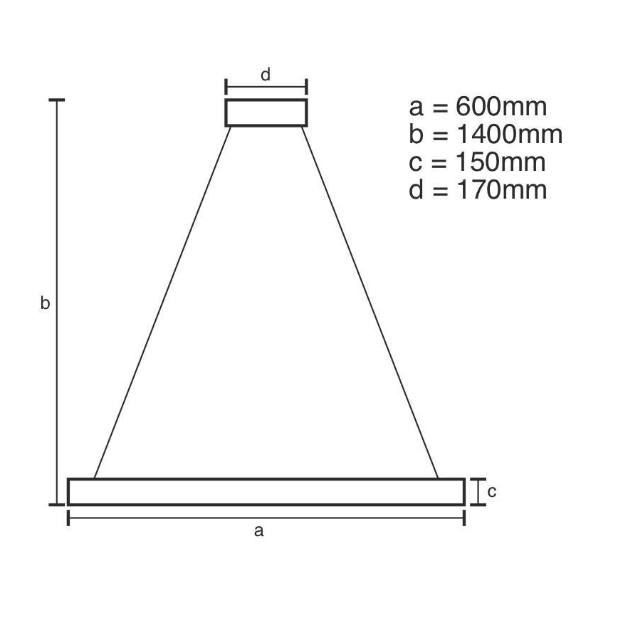 LED állítható fényerejű kristály csillár kábellel LED/40W/230V 3000-6500K + távirányító
