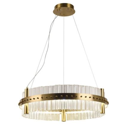 LED állítható fényerejű kristály csillár kábellel LED/40W/230V 3000-6500K + távirányító