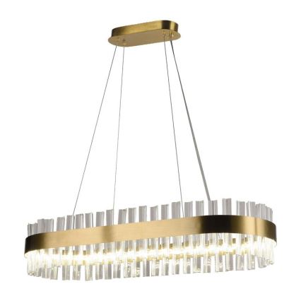 LED állítható fényerejű kristály csillár kábelre LED/45W/230V 3000-6500K + távirányító