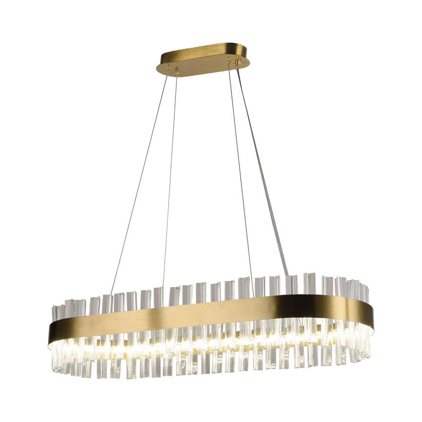LED állítható fényerejű kristály csillár kábelre LED/45W/230V 3000-6500K + távirányító