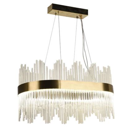 LED állítható fényerejű kristály csillár kábelre LED/70W/230V 3000-6500K + távirányító