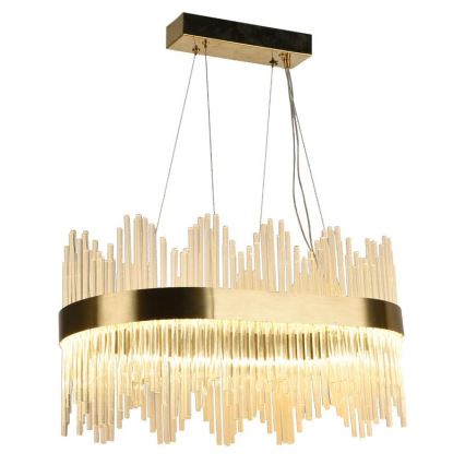 LED állítható fényerejű kristály csillár kábelre LED/70W/230V 3000-6500K + távirányító