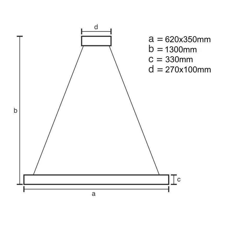 LED állítható fényerejű kristály csillár kábelre LED/70W/230V 3000-6500K + távirányító