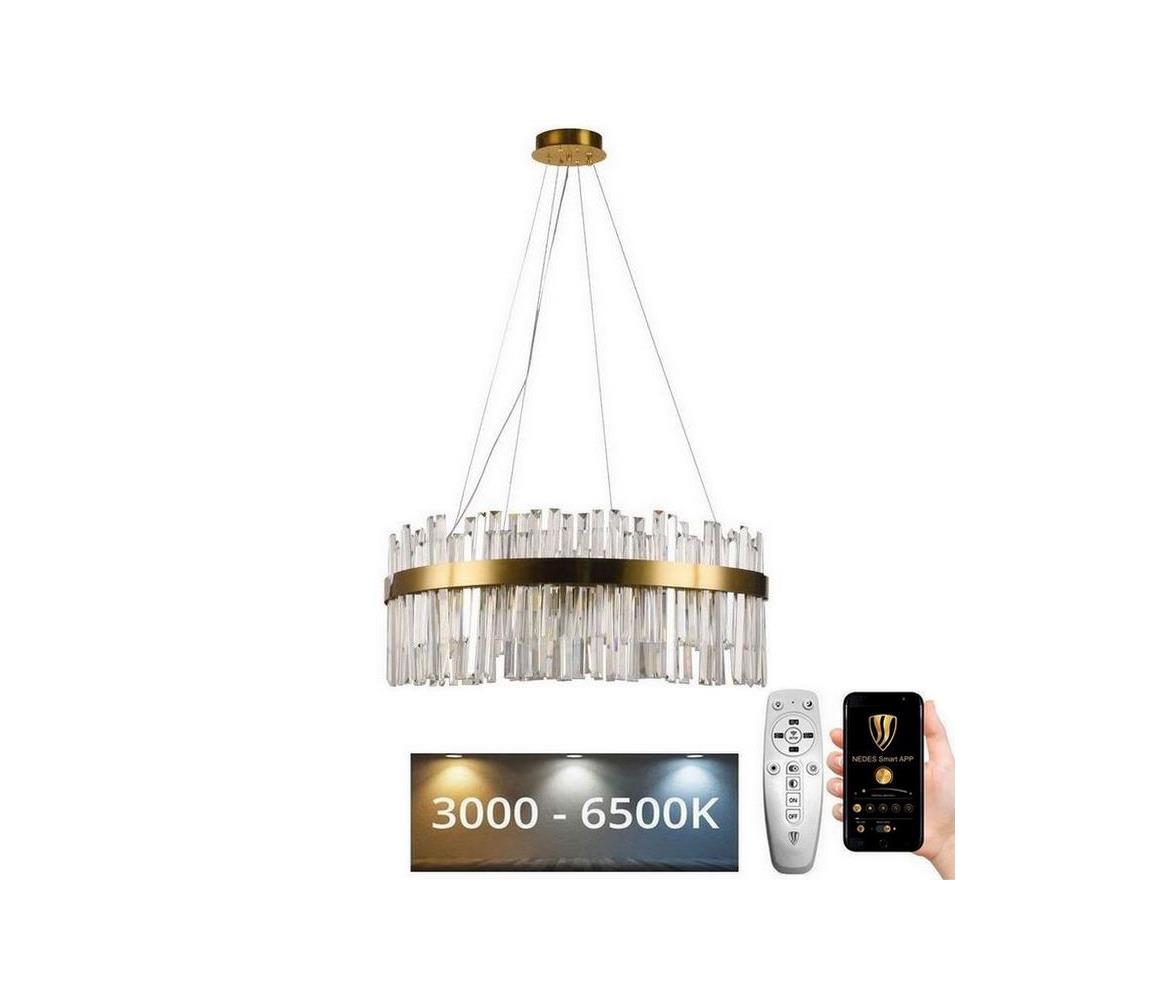 LED állítható fényerejű kristály csillár kábellel LED/80W/230V + DO J6332/C