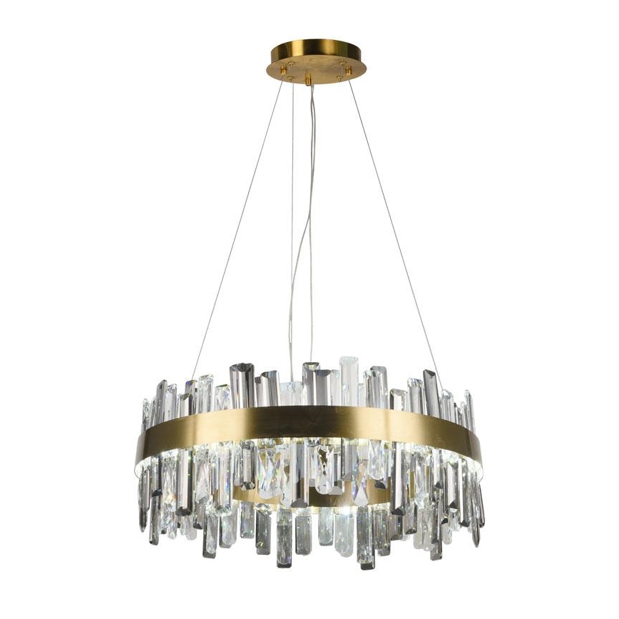 LED állítható fényerejű kristály csillár kábelre LED/80W/230V 3000-6500K + távirányító