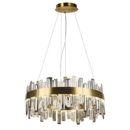 LED állítható fényerejű kristály csillár kábelre LED/80W/230V 3000-6500K + távirányító