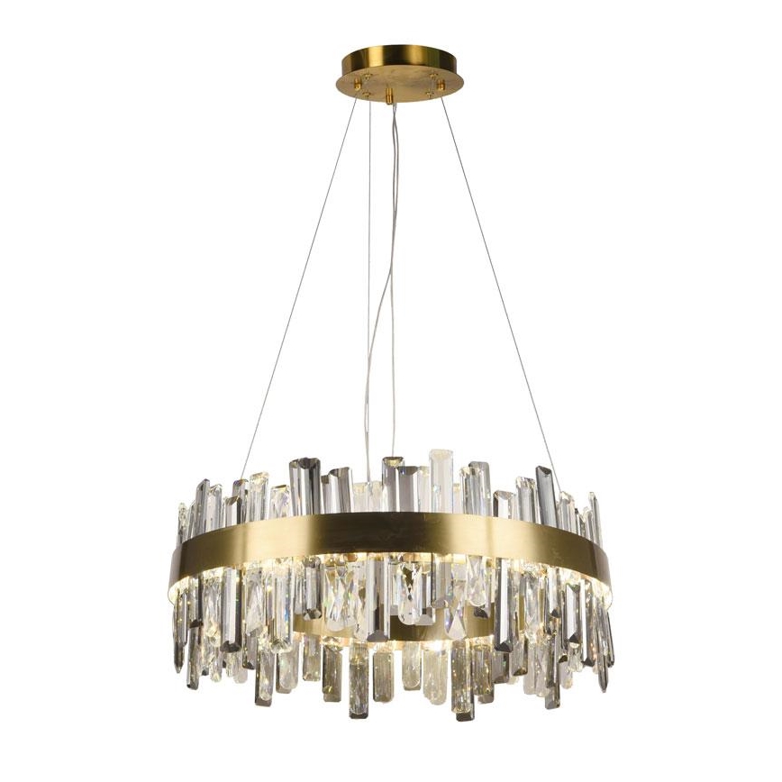 LED állítható fényerejű kristály csillár kábelre LED/80W/230V 3000-6500K + távirányító