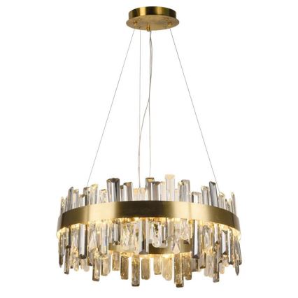 LED állítható fényerejű kristály csillár kábelre LED/80W/230V 3000-6500K + távirányító