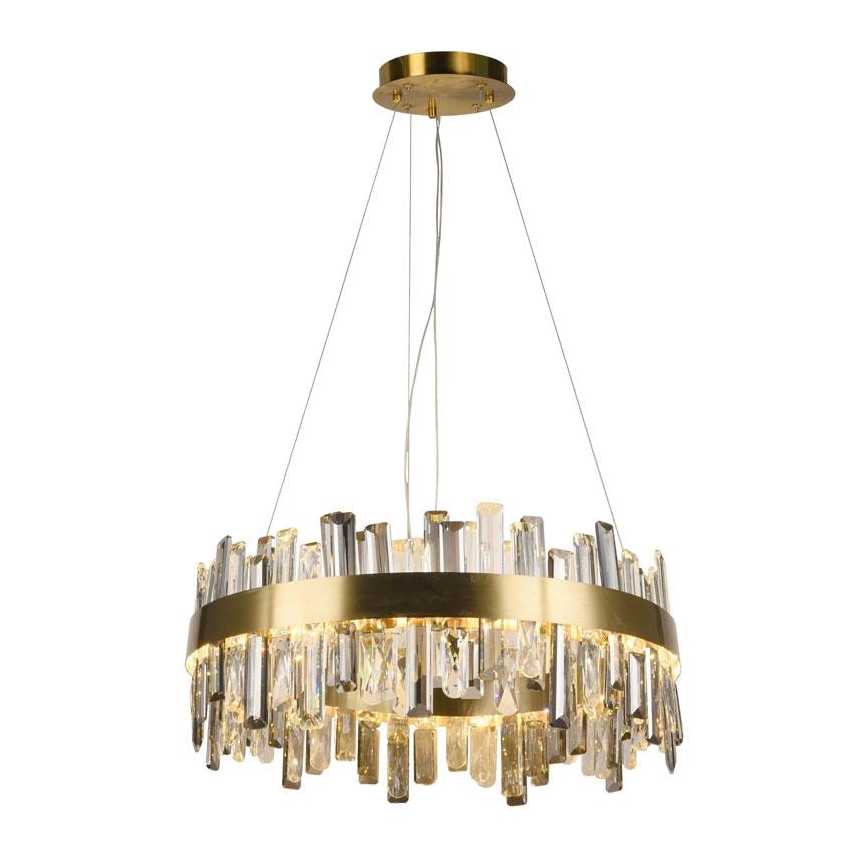 LED állítható fényerejű kristály csillár kábelre LED/80W/230V 3000-6500K + távirányító