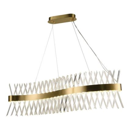 LED állítható fényerejű kristály csillár kábellel LED/95W/230V 3000-6500K + távirányítóval