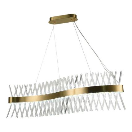 LED állítható fényerejű kristály csillár kábellel LED/95W/230V 3000-6500K + távirányítóval