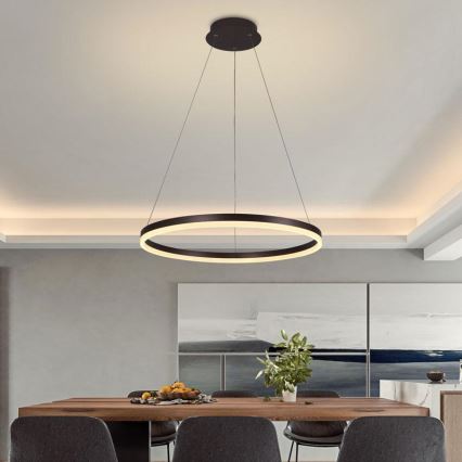 LED Fényerőszabályzós csillár kábellel LED/42W/230V 3000-6500K átm. 60 cm + távirányító