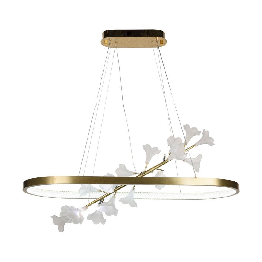 LED állítható fényerejű csillár kábelen LED/55W/230V 3000-6500K + távirányítóval