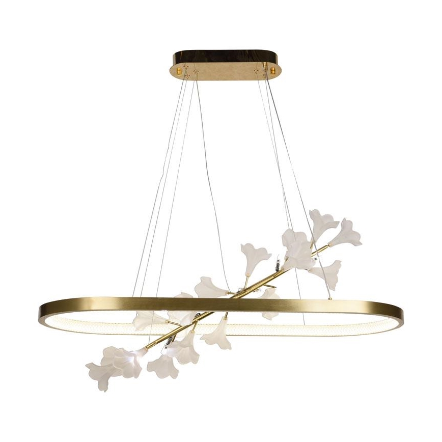 LED állítható fényerejű csillár kábelen LED/55W/230V 3000-6500K + távirányítóval