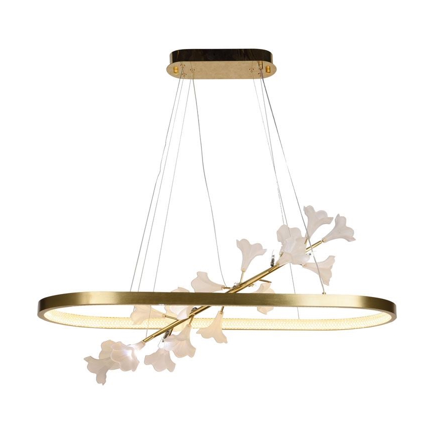 LED állítható fényerejű csillár kábelen LED/55W/230V 3000-6500K + távirányítóval