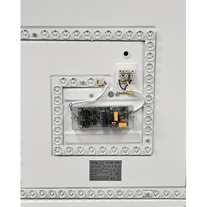 LED Dimmeres mennyezeti lámpa INDUS LED/60W/230V 2700-6500K átm. 58 cm + távirányító