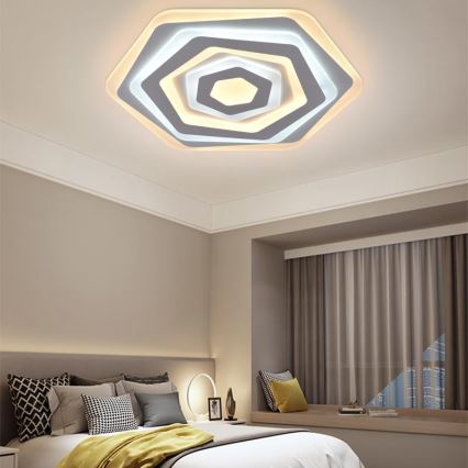 LED Dimmeres mennyezeti lámpa LED/95W/230V 3000-6500K + távirányító