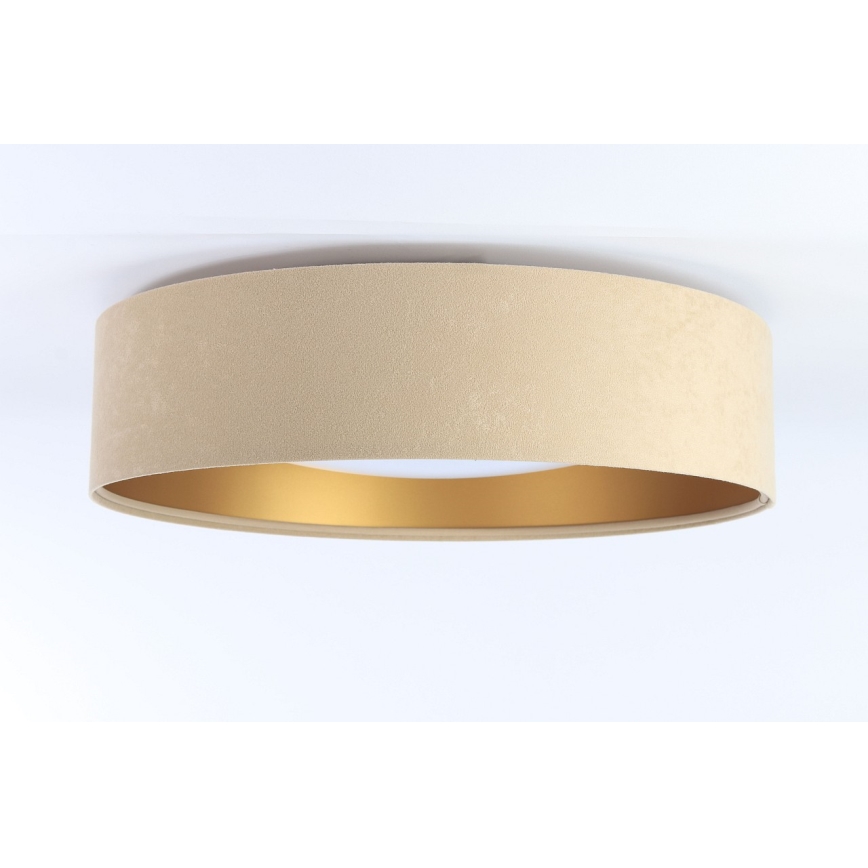 LED Dimmeres mennyezeti lámpa SMART GALAXY LED/24W/230V átm. 44 cm bézs/arany 3000-6500K + távirányító