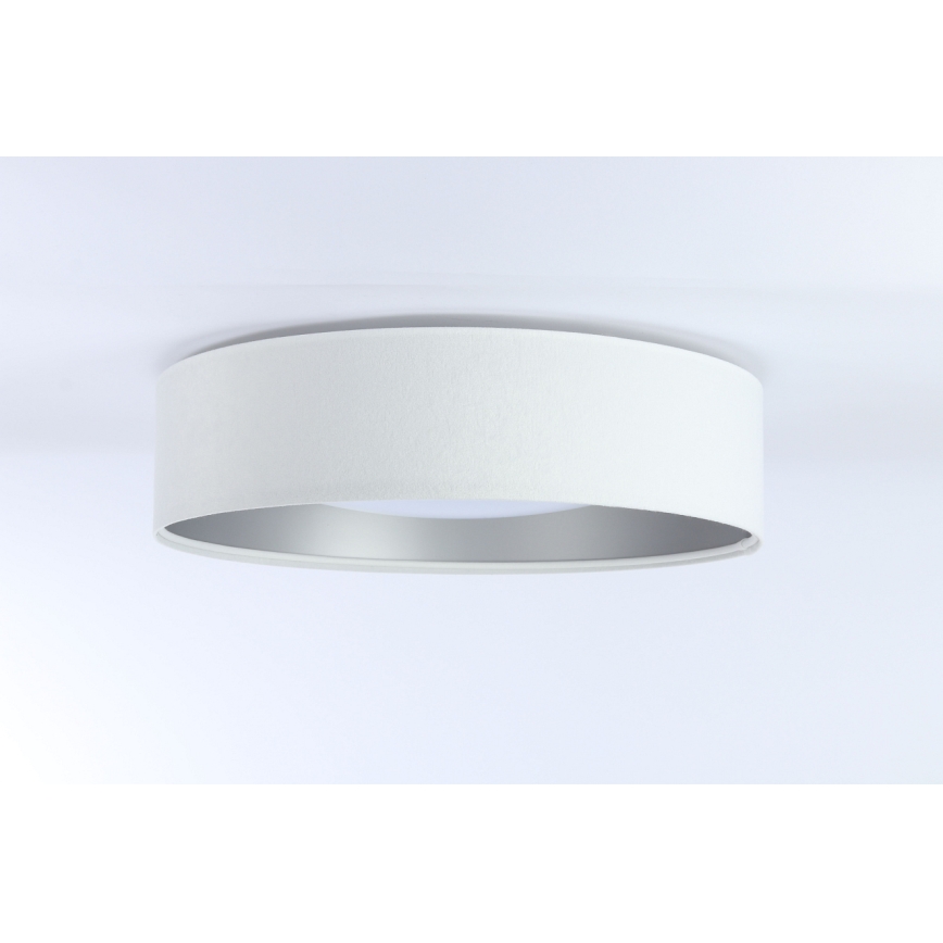 LED Dimmeres mennyezeti lámpa SMART GALAXY LED/24W/230V átm. 44 cm fehér/ezüst 3000-6500K + távirányító