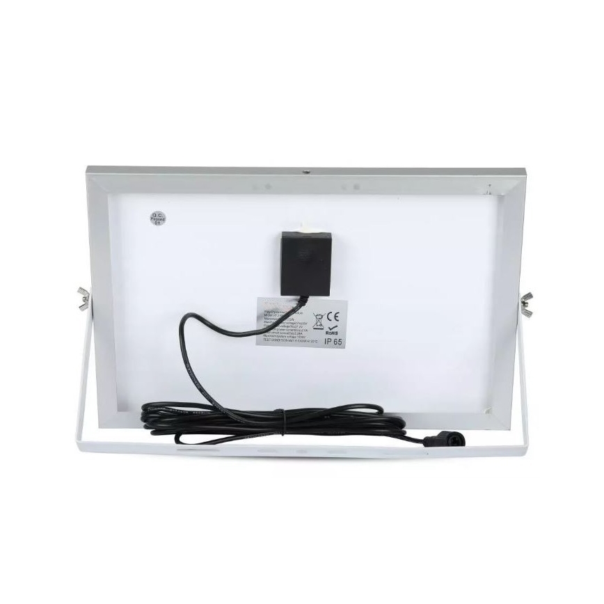 LED Dimmeres napelemes reflektor LED/12W/3,2V 6000K IP65 5000 mAh + távirányító