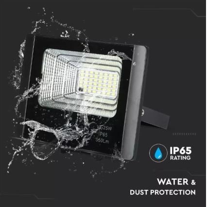 LED Dimmeres napelemes reflektor LED/12W/3,2V 6000K IP65 5000 mAh + távirányító