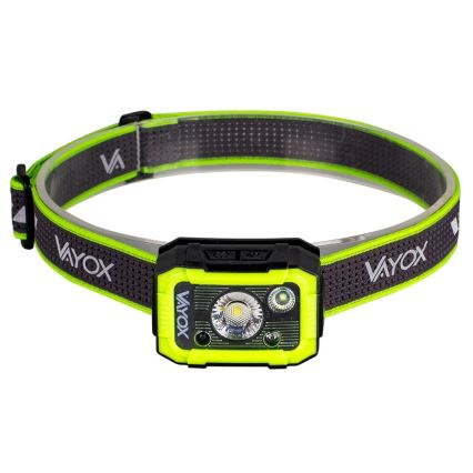 LED, fényerőszabályozható, érzékelős, újratölthető fejlámpa LED/10W/5V IP66 750 lm 1500 mAh