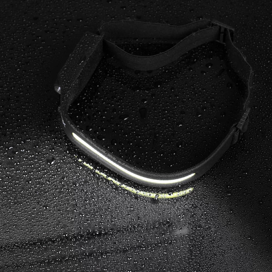 LED állítható fényerejű újratölthető fejlámpa szenzorral 2xLED/5V IP44 350 lm 1200 mAh