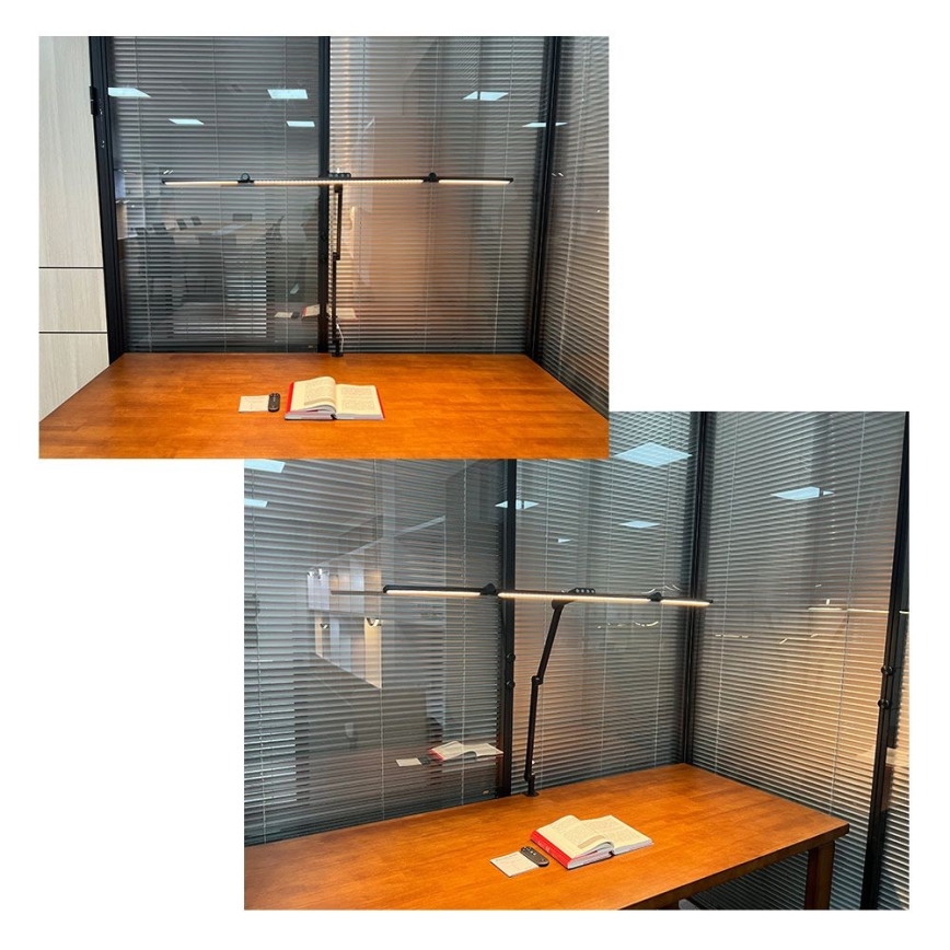 LED érintésvezérelt, állítható fényerejű, rugalmas asztali lámpa POINTIQ LED/36W/230V 3000-6500K CRI 92 fekete