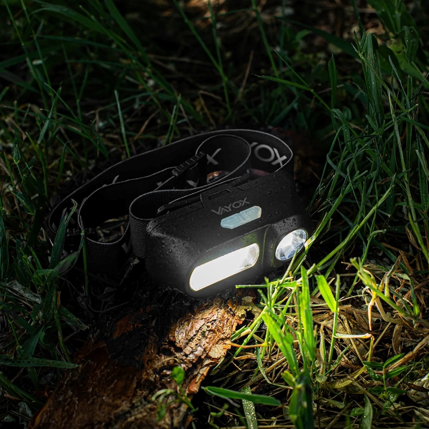 LED állítható fényerejű újratölthető fejlámpa 2xLED/5V IPX4 250 lm 2000 mAh