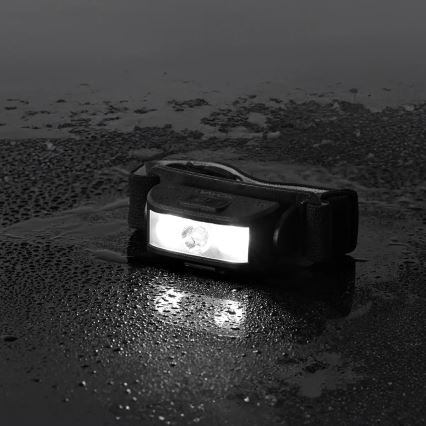 LED állítható fényerejű újratölthető fejlámpa 3xLED/5V IPX4 100 lm 1200 mAh