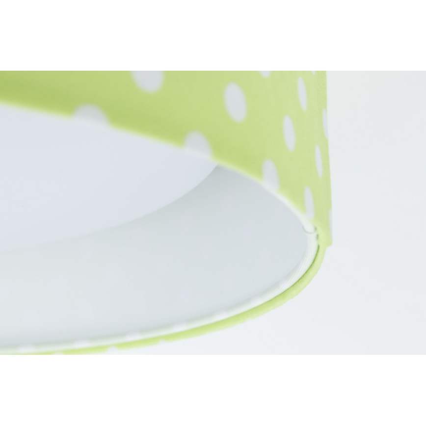 LED Dimmeres gyerekszoba mennyezeti lámpa SMART GALAXY KIDS LED/24W/230V 3000-6500K pöttyös zöld/fehér + távirányító