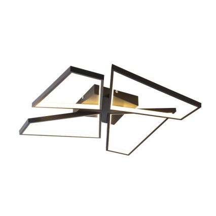 LED Fényerőszabályozható mennyezeti lámpa LED/115W/230V 3000-6500K fekete + távirányító