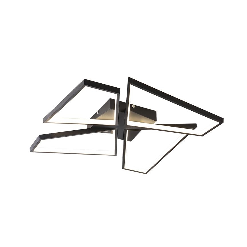 LED Fényerőszabályozható mennyezeti lámpa LED/115W/230V 3000-6500K fekete + távirányító