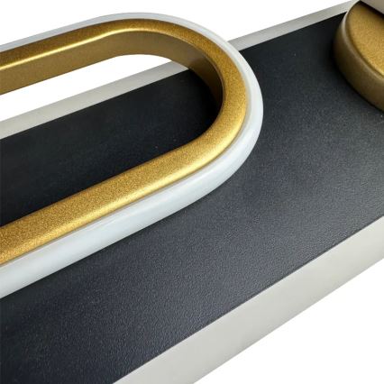 LED Fényerőszabályzós mennyezeti lámpa LED/60W/230V 3000-6500K fekete + távirányító